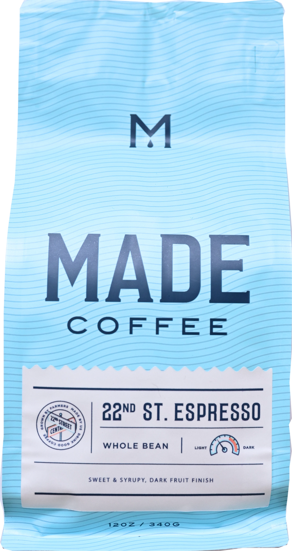 Whole bean coffee. Gentle acidity, sweet and syrupy body, and a dark fruit finish. Available in our online store. Also in Publix, Sprouts, and Whole foods in Florida.